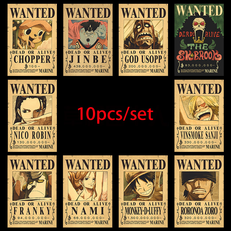 Vintage Collectible Toys - 10 stuks Anime One Piece Luffy