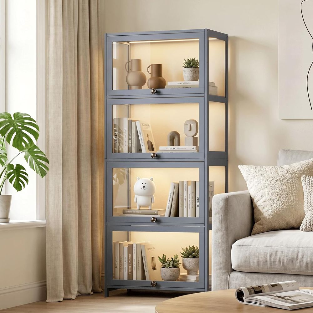 Collectible Collection - 4-laags acryl displaykast voor verzamelobjecten, transparante