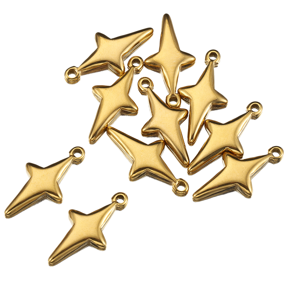 Vintage Jewelry Collection - 5-delige roestvrijstalen vintage ster meteoor hanger