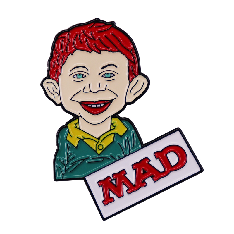 Vintage Collectible Figures - Mad Magazine Alfred E. Neuman Emaille