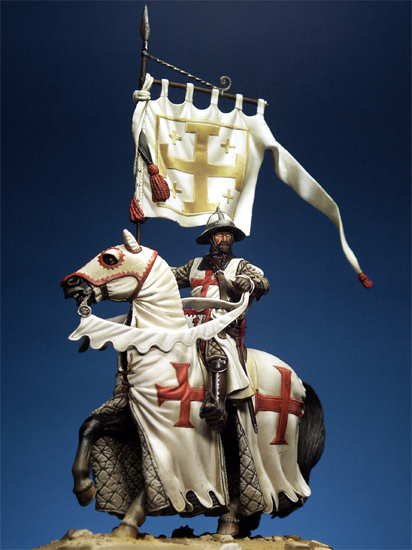 Vintage Collectible Figures - Templar Knight verzamelfiguur 54 mm vintage