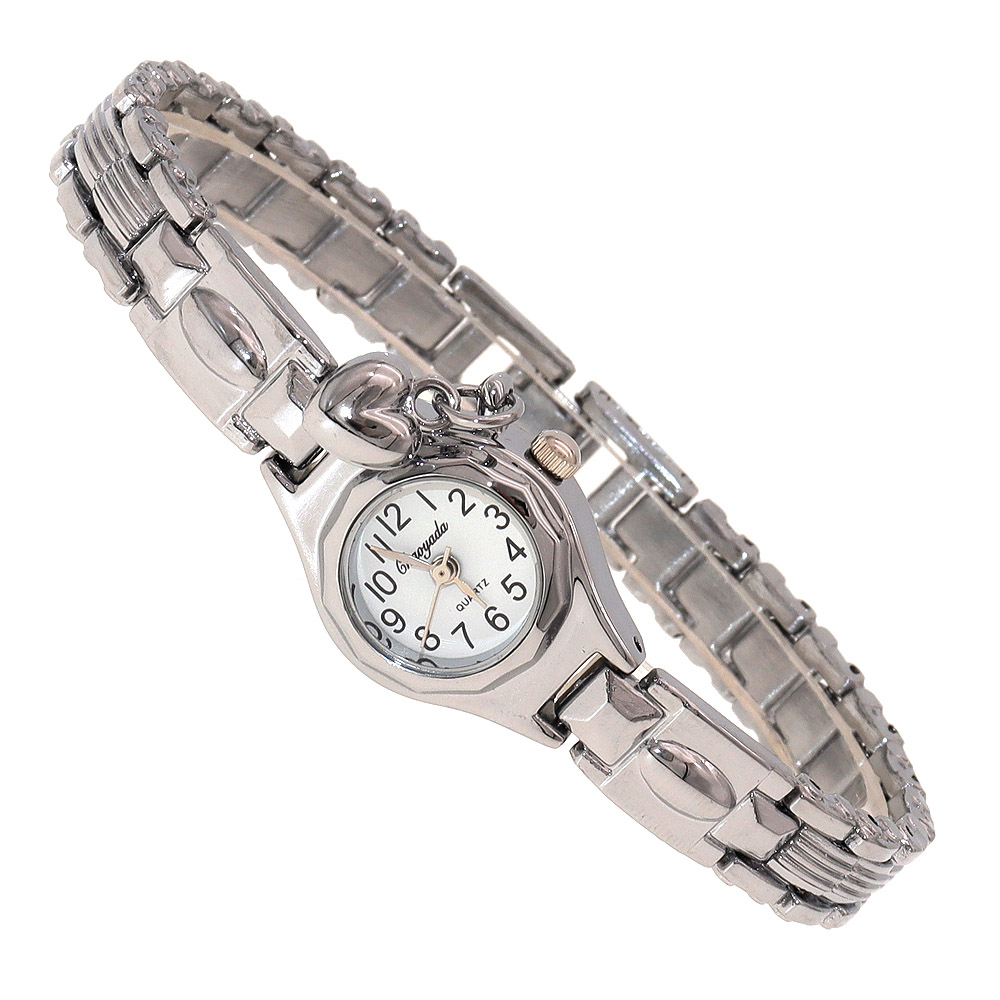 Vintage Watch Crystal - Leuke damesarmband, ultraslanke vintage polsband, analoge