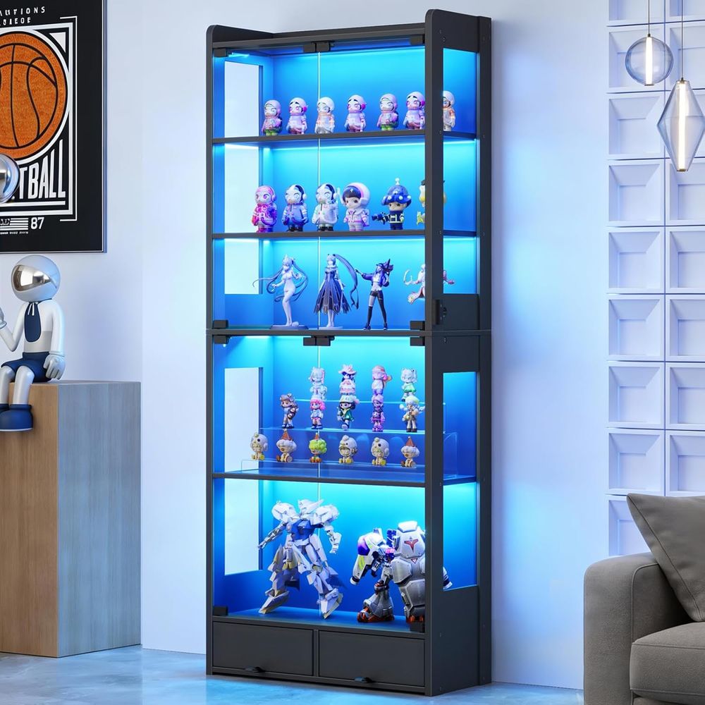 Collectible Collection - 69 cm hoge zwarte LED verlichte