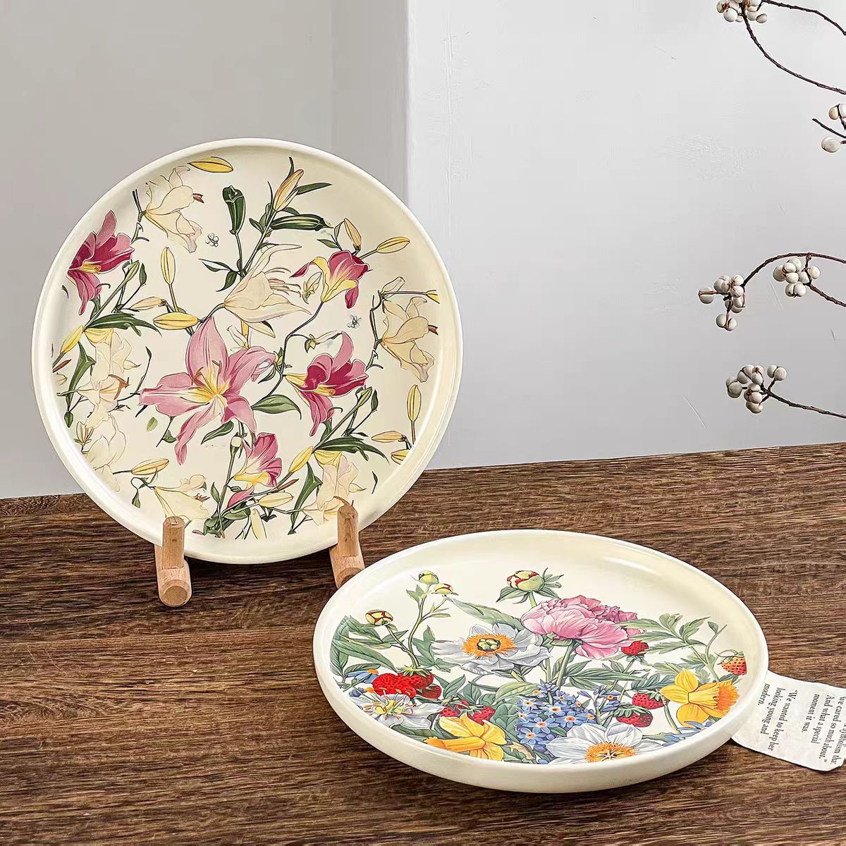 Creatieve romantische bloemige - Vintage Collectible Dishes recensie en prijs