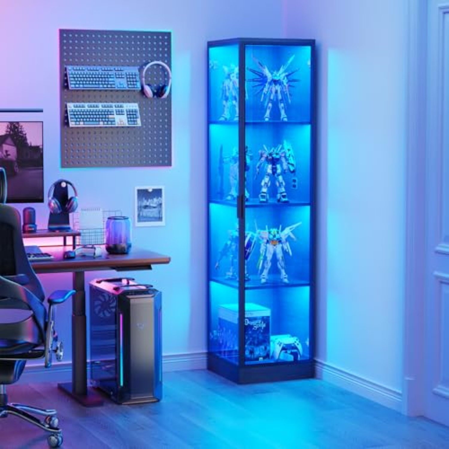 Hoekvitrinekast met deuren, 4  - Collectible Collection recensie en prijs