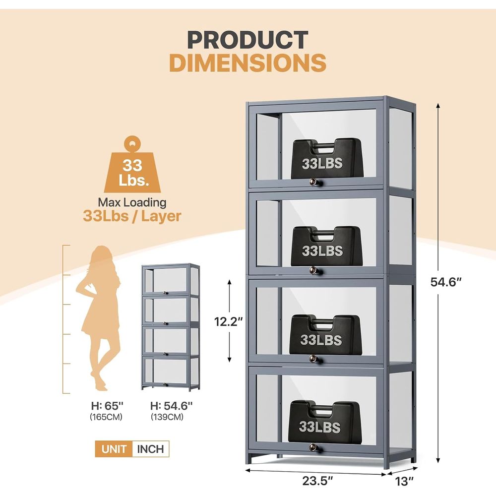 4-laags acryl displaykast voor - Collectible Collection recensie en prijs