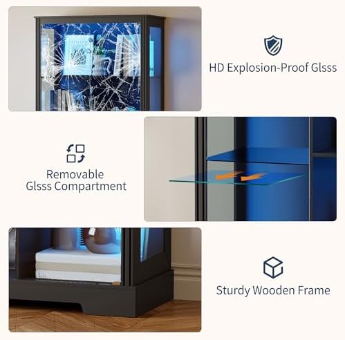 71'' vitrinekast met 5 lagen e - Collectible Collection recensie en prijs