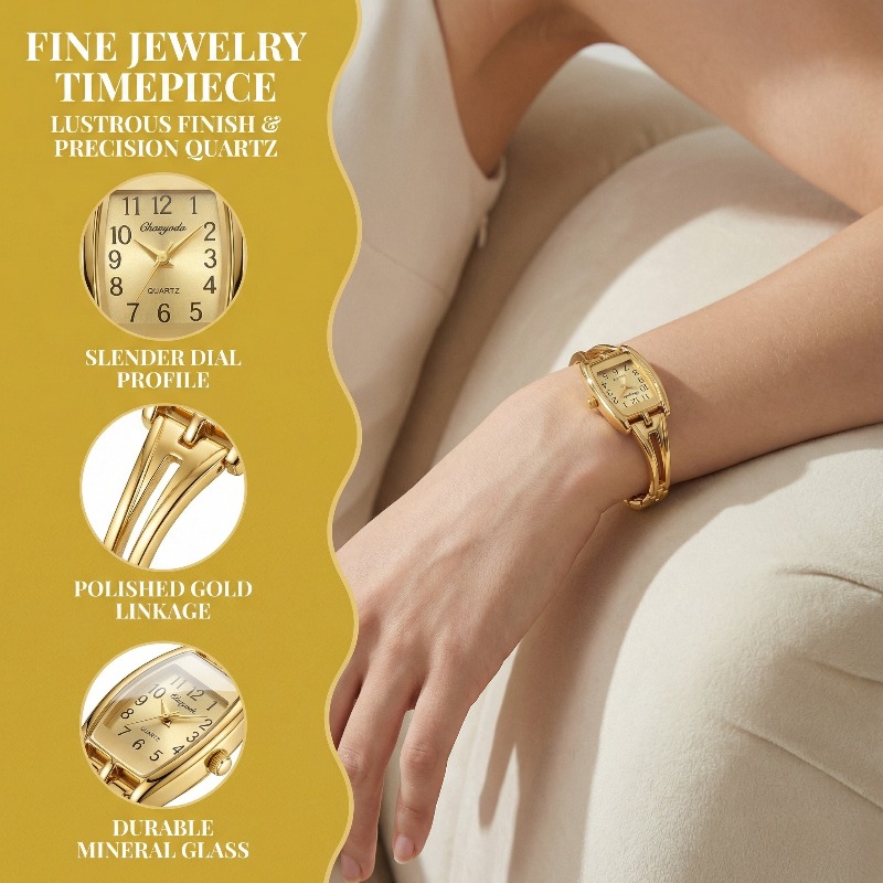 Luxe dameshorloges Mode rechth - Vintage Watch Crystal recensie en prijs