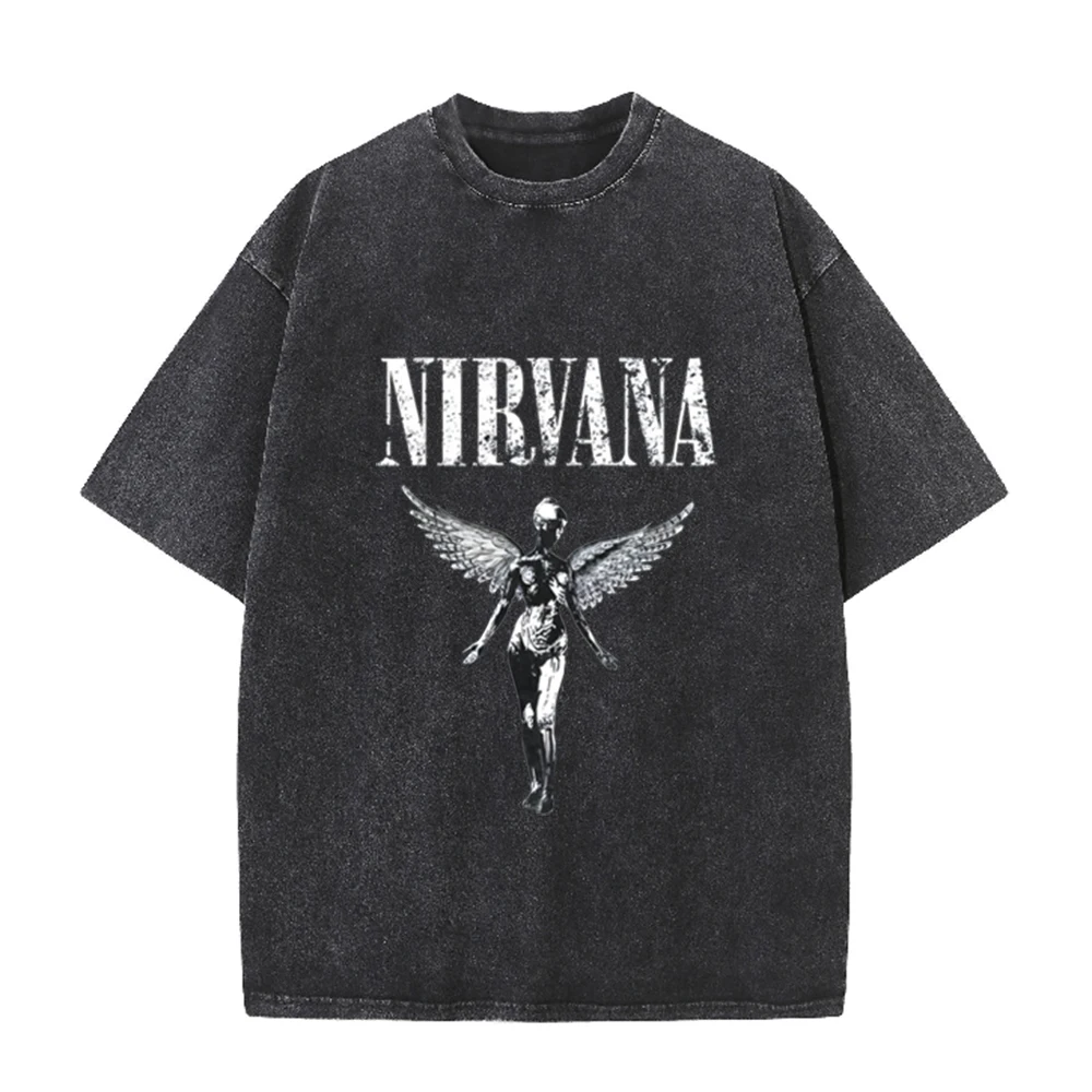 Retro Acid Wash oversized T-sh - Vintage Collectible Figures recensie en prijs