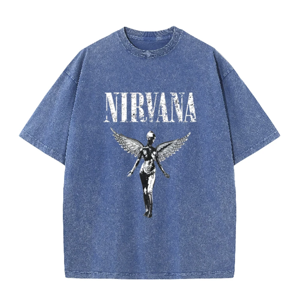 Retro Acid Wash oversized T-sh - Vintage Collectible Figures recensie en prijs