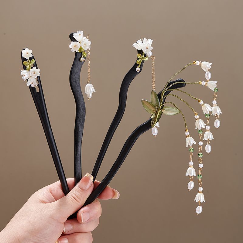 Houten bloem haarspeld Vintage - Vintage Jewelry Collection recensie en prijs