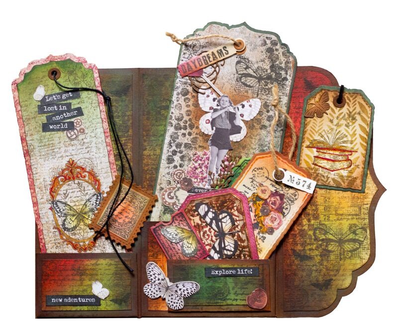 Tag Envelop Grunge Collectie V - Vintage Collectible Figures recensie en prijs