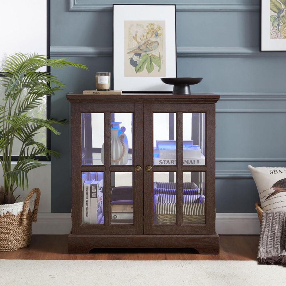32 cm hoge vitrinekast met LED - Collectible Collection recensie en prijs
