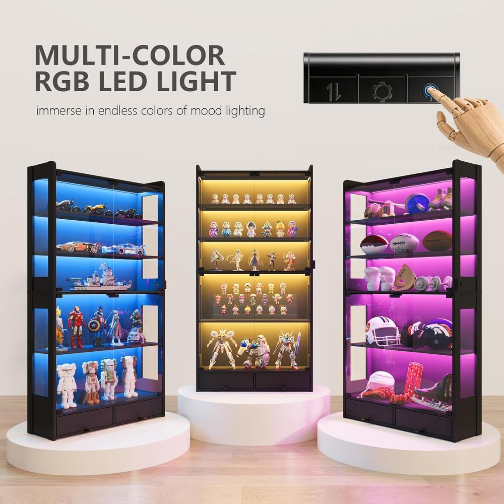 69 cm hoge zwarte LED verlicht - Collectible Collection recensie en prijs